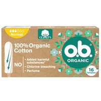 Tampoane OB Organic, Normal, 16 buc