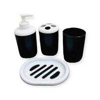 Set accesorii pentru baie BA15, plastic, 2 image