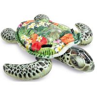 Надувной матрас-плот INTEX Морская черепаха с ручками, 191 х 170 см