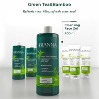 Gel de curatare faciala BIANNA Ceai Verde si Bambus, 400 ml, 6 image