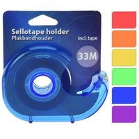 Banda adeziva in dispenser transparent, 33 m х 18 mm, 3 image