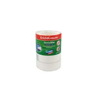 Set banda adeziva ERICHKRAUSE Invisible, mat, 20 m x 18 mm, 4 buc