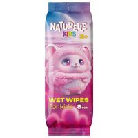Servetele umede NATURELLE pentru copii, aloe, 8 buc