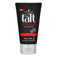 Gel de par TAFT Power, cu cofeina, fixare puternica, 150 ml