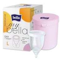 Cupa menstruala BELLA cu container, marimea L