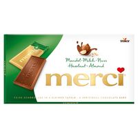 Ciocolata MERCI TABLETA HAZERLNUT&ALMOND, 100 g, 2 image