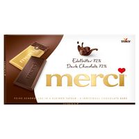 Ciocolata MERCI TABLETA CIOCOLATA NEAGRA 72%, 100 g, 2 image