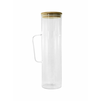 Vas de depozitoare, cu capac, din sticla, 1.3L, 2 image