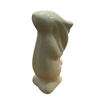 Vaza din ceramica "Iepure alb" MGVA185, 7.5х8.5х20.5cm, 2 image