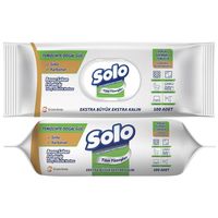 Servetele umede pentru curatenie SOLO cu sapun natural, 100 buc