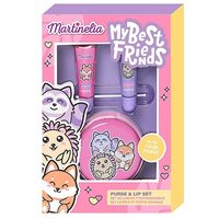 Set luciu de buze MARTINELIA MyBestFriend, cu portofel, 2 buc.