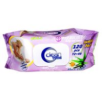 Șervețelele umede CLEAN TIME Baby, 120 buc, 2 image