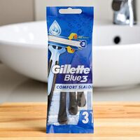 Aparat de ras GILLETTE BLUE 3 SLALOM COMFORT folosinta, 3 lame, 3 buc