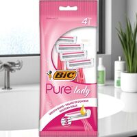 Aparat de ras Lady BIC 3 PURE, 4 buc