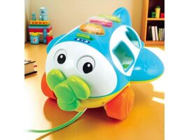 Jucarie avion-sorter WINFUN, cu sunete si lumini, engleza