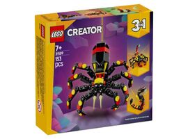 Constructor LEGO CREATOR 3 IN 1 „Păianjenul uimitor”, 153 piese, 31159