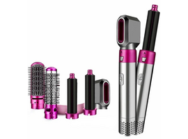 Set electric pentru coafare 5 în 1 KAKU KSC-1580, Gri
