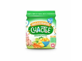 Piure МАЛЕНЬКОЕ СЧАСТЬЕ, salata de legume, 90 g