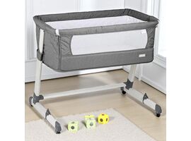 Pătuț BABYGO Co-sleeper 2 în 1, Grey