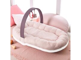Bebinest BABYJEM My First Bed, Cu jucării, Roz