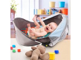 Patut pliabil de calatorie YAYA DUCK BABYLOVE, Cu plasa impotriva insectelor, Pentru baietei