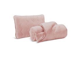Set cu pătură și pernă DORMEO Velvet, 140x200