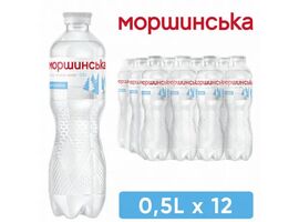 Set de apă minerală МОРШИНСЬКА, Necarbonatată, 0.5 L, 12 buc