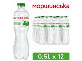 Set de apă minerală МОРШИНСЬКА, Slabo gazificata, 0.5 L, 12 buc