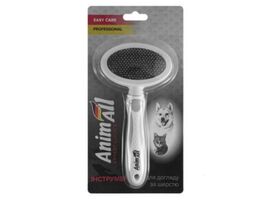 Пуходёрка ANIMALL Groom для животных, размер M, серая