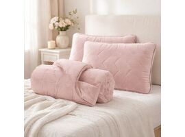 Set cu pătură și perne DORMEO Velvet, 200x200