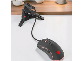 Suport pentru mouse cu bumper GENESIS Accesories Vanad 300, Hub USB 4 porturi