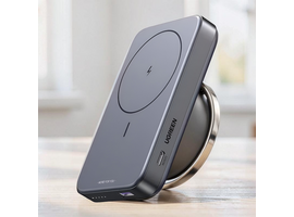 Power Bank UGREEN Foldable Kickstand Magnetic Wireless, 10000mAh, 20W, Space Gray