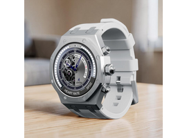 Ceas inteligent Charome T12, HD Call, Amoled, Silver