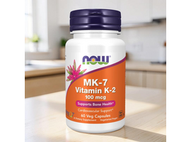 Пищевая добавка NOW FOODS, Витамин K-2 (MK7) 100 мкг, 60 вег. капсул