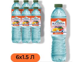 Set de apa BUCOVINA, Aromatizata, Mango, 1.5 L, 6 buc