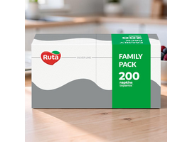 Servetele de bucatarie RUTA 1 strat, albe, 200 buc