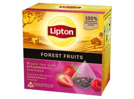 Ceai negru LIPTON Fructe de Padure, 20 pliculete
