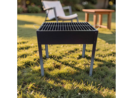 Gratar dreptunghiular BBQ, demontabil