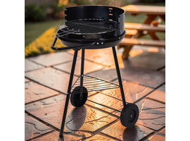 Gratar BBQ rotund, cu picioare