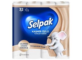 Hartie igienica SELPAK Cashmere, 3 straturi, 32 role