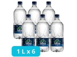 SET Apa minerala BILBOR naturala, necarbogazificata, 1 L х 6 buc