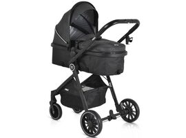 Carucior sport MONI Rio, Transformabil, 2 in 1, Negru
