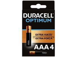 Baterii DURACELL Optimum  AAA 4 buc