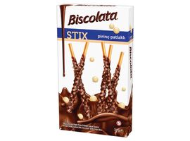 Biscuite BISCOLATA Stix, Crispy Rice, 34 gr
