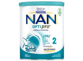 Formula de lapte NAN 2 Optipro, pentru 6-12 luni, 800 g