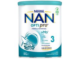 Formula de lapte NAN 3 Optipro, pentru 12-18 luni, 800 g