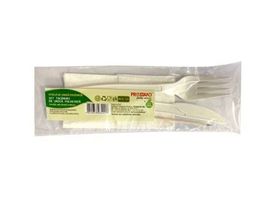 Set BIO PROSTAND, furculita, cutit, servetel, scobitori