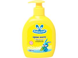 Sapun-crema lichid  ВУХАСТИК pentru copii, cu aloe, 300 ml