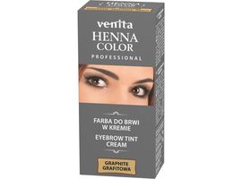 Vopsea-crema pentru sprancene si genele HENNA COLOR, graphite, 15 gr