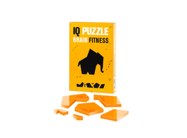 Joc de logica IQ PUZZLE Elephant, 6 piese